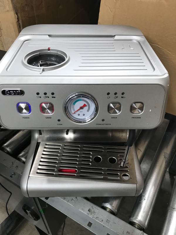 Photo 1 of Gevi Espresso Machine & Coffee Maker - 20Bar Semi Automatic Espresso Machine With Grinder & Steam Wand – All in One Espresso Maker & Latte Machine for Home Dual Heating System