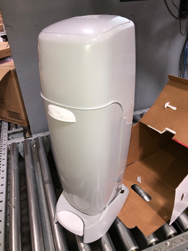 Photo 1 of check pictures for damage  Diaper Genie Complete Diaper Pail (Grey) with Antimicrobial Odor Control | Includes 1 Diaper Trash Can, 3 Refill Bags, 1 Carbon Filter Pail + 3 Refill