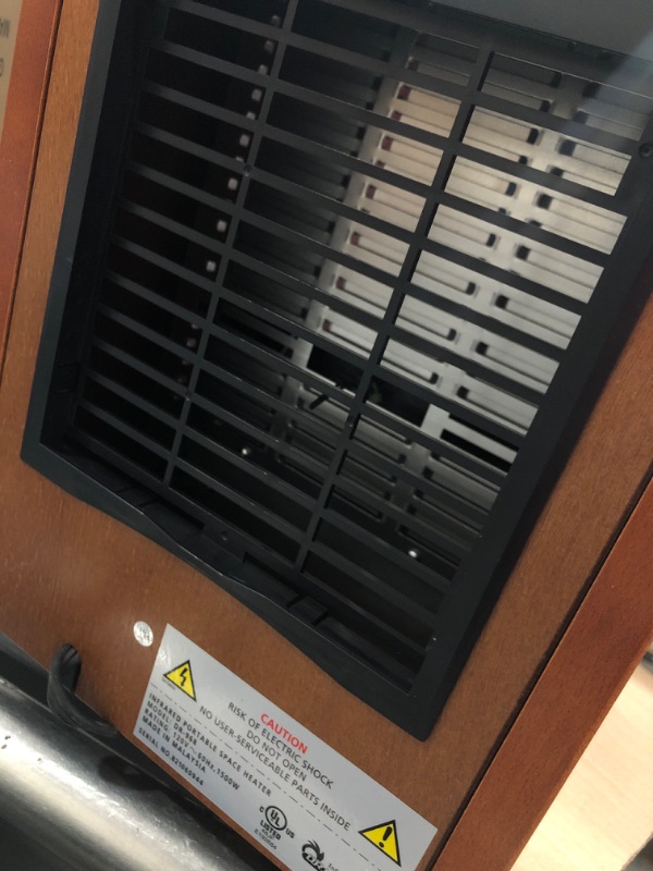 Photo 6 of 
""CHECK NOTES"""  Dr Infrared Heater Portable Space Heater, 1500-Watt Original Cherry