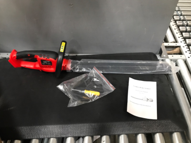 Photo 1 of **DOESN'T INCLUDE BATTERY**
Brushless Hedge Trimmer Cordless, T TOVIA 20'' Bush Trimmer with Dual-Action Laser Blade & 3/5” Cutting Capacity