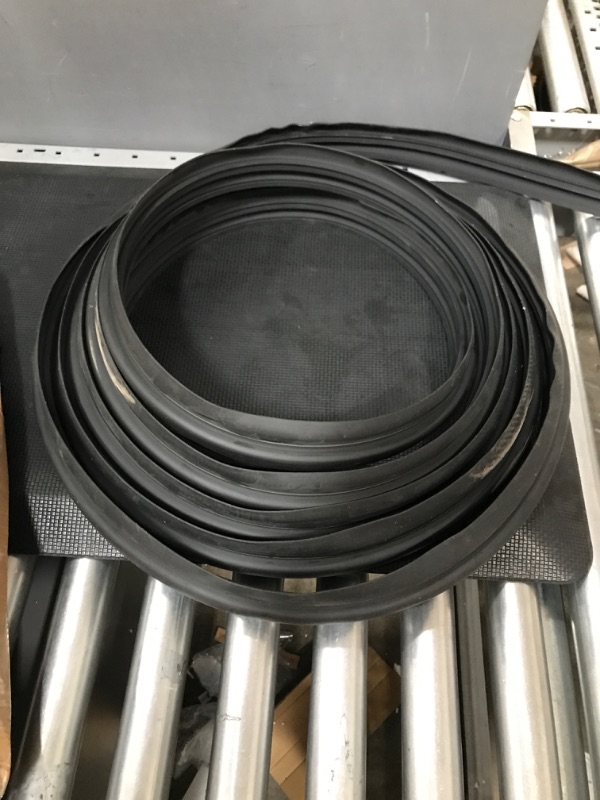 Photo 2 of RV 1*2.1Inch*25' Slide Out Seal Slide Out Wiper Seal RV Trailer Slide Out Black Rubber Weather Stripping for Boats, RVs, Trucks and Home Applications Slideout System Style-2