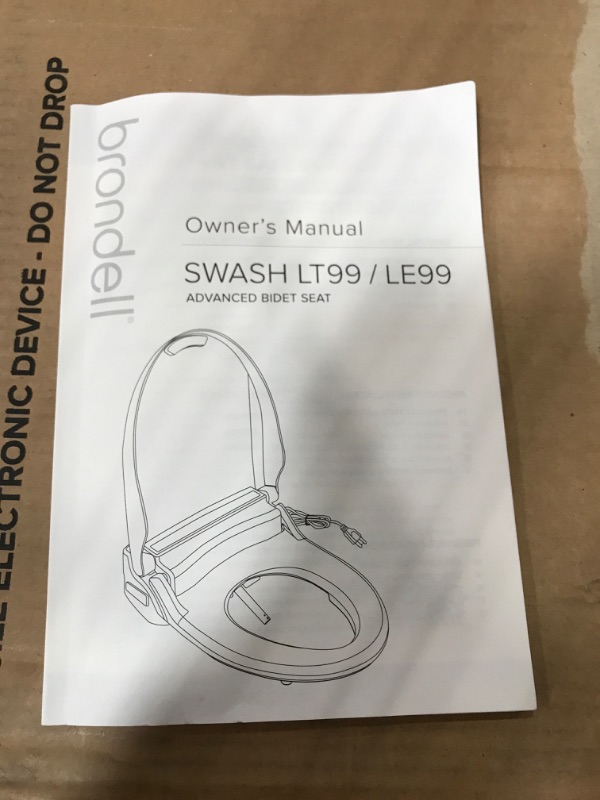 Photo 5 of ****PARTS ONLY****Brondell LE99 Swash Electronic Bidet Seat LE99, Fits Round Toilets, White – Lite-Touch Remote, Warm Air Dryer, Strong Wash Mode, Stainless-Steel Nozzle, Saved User Settings & Easy Installation, LE99 LE99 Round