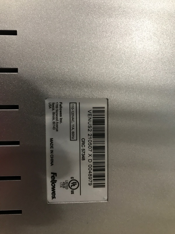 Photo 1 of Fellowes Laminator Venus 2 125, Rapid 30-60 Second Warm-up Laminating Machine, with Laminating Pouches Kit (5734801), Black, Silver, 5.1" x 21.3" x 8.2" & 52042 Glossy Pouches - Letter 10 mil 50 Pack Venus Laminator + Laminating Pouches, 50 Pack