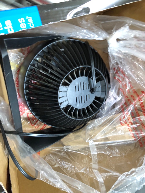 Photo 2 of 12 in. 3 Speed Whole Room Circulator Floor Fan