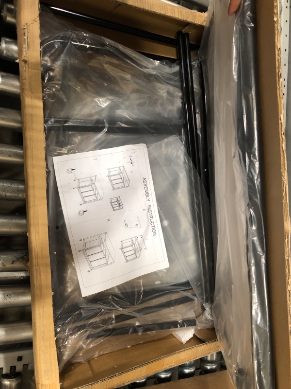 Photo 1 of HOOBRO Laundry Hamper, Laundry Basket with Wheels, 3 × 10.5 Gal (39.8L), Laundry Sorter 3 Section, Rolling Cart, Pull-Out and Removable Oxford Fabric Laundry Bags, Rustic Brown and Black BF38XY01G1