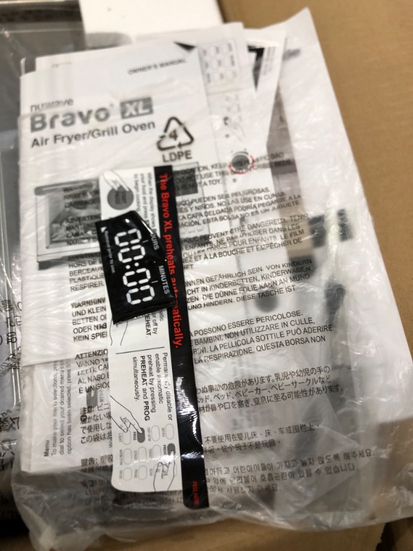 Photo 1 of NUWAVE Bravo Air Fryer Oven, 12-in-1, 30QT XL Large Capacity Digital Countertop Convection Oven
