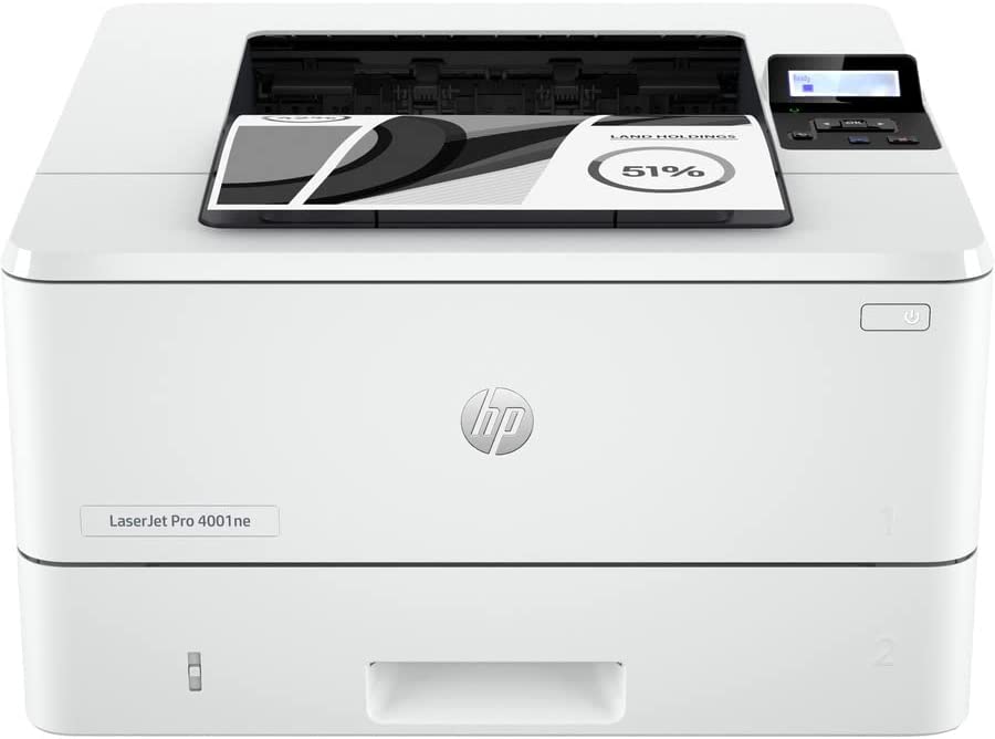 Photo 1 of HP LaserJet Pro 4001ne Black & White Printer with HP+ Smart Office Features
