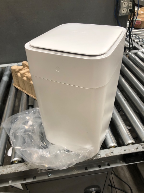 Photo 2 of ****** USED ITEM UNABLE TO TEST FULL FUNCTION TURNS ON ****Townew T1S Smart Trash Can,4.1 Gallon Automatic Garbage Bin with Self-Sealing and Self-Changing,Motion Sense Activated Trashcan for Kitchen Bathroom Office,Large,White T1S W