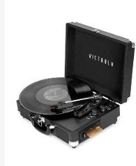 Photo 1 of missing power source***Victrola VSC-500BTC-BLK Vinyl Suitcase Record Player (Black) 