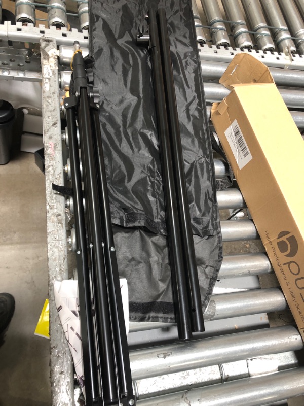 Photo 1 of MISSING CLIPS**Hpusn 8.5 x 5 ft Backdrop Stand: Photo Video Studio Adjustable Backdrop Stand for Parties, Wedding, Photography, Advertising Display BS01T
