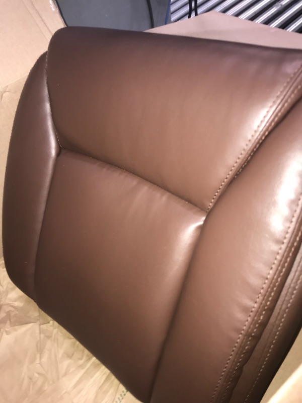 Photo 3 of *BACK REST AND SET ONLY** *PARTS ONLY** BROWN LEATHER OFFICE CHAIR