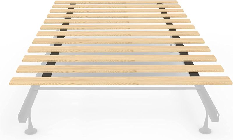 Photo 1 of **SLATS ONLY** Greaton, 0.68-Inch Heavy Duty Wooden Bunkie Board/Slats, Enhance Mattress Support, Full, Beige
