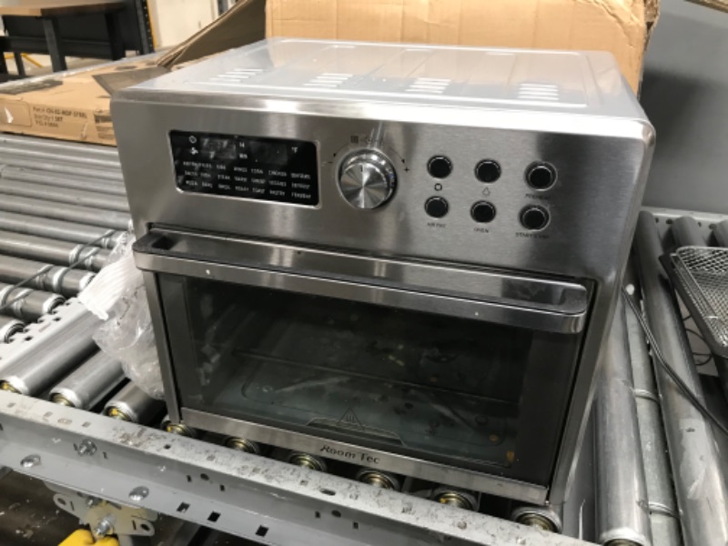 Photo 7 of **DOES NOT FUNCTION**26 Quart Air Fryer Oven with 9 Accessories,21-in-1 Smart Large Airfryer,Countertop Convection Toaster Ovens for Rotisserie,Baking,Dehydrators,Grills