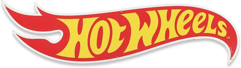 Photo 1 of 
Open Road Brands Mattel Hot Wheels Flame Logo Metal Sign - Large Hot Wheels Sign for Kids' Bedroom, Man Cave or Garage