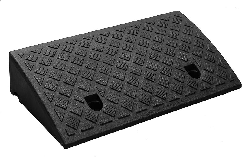 Photo 1 of 
Genubi Industry Curb Ramp Portable Lightweight Heavy Duty Plastic Threshold Ramp for Driveway, Loading Dock, Sidewalk, Car, Scooter, Bike, Motorcycle
Size:4.25"