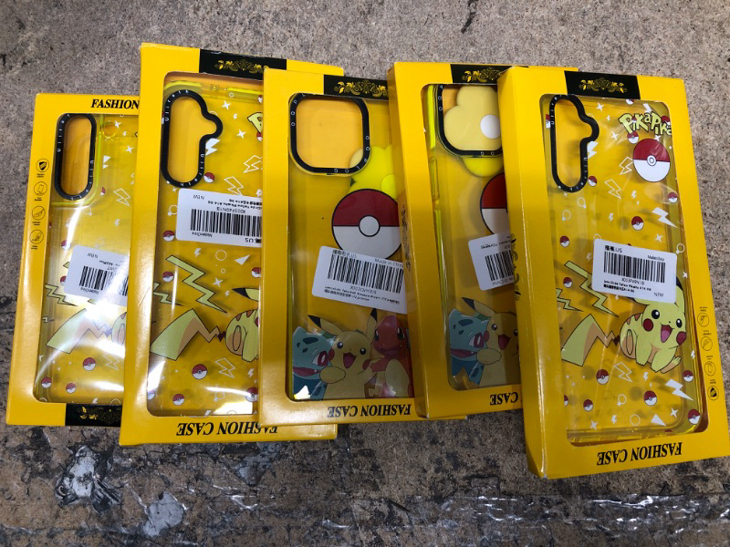 Photo 1 of Lot of 5 Pokémon Phone Cases 