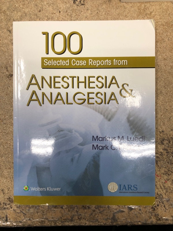 Photo 3 of 00 Selected Case Reports from Anesthesia & Analgesia