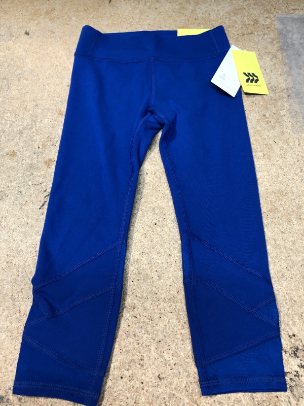 Photo 1 of all in motion mesh pieced crop pants - Blue Size XS (4/5) 