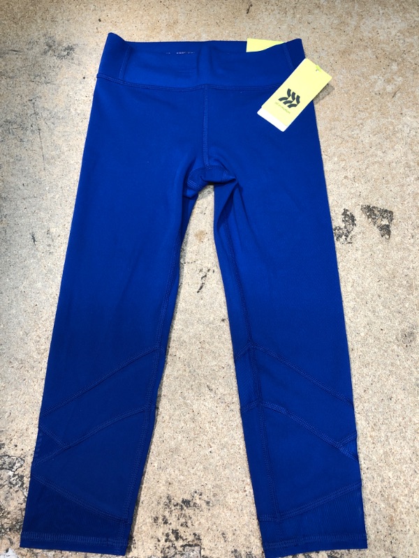 Photo 1 of all in motion mesh pieced crop pants - Blue Size S (6/6X) 