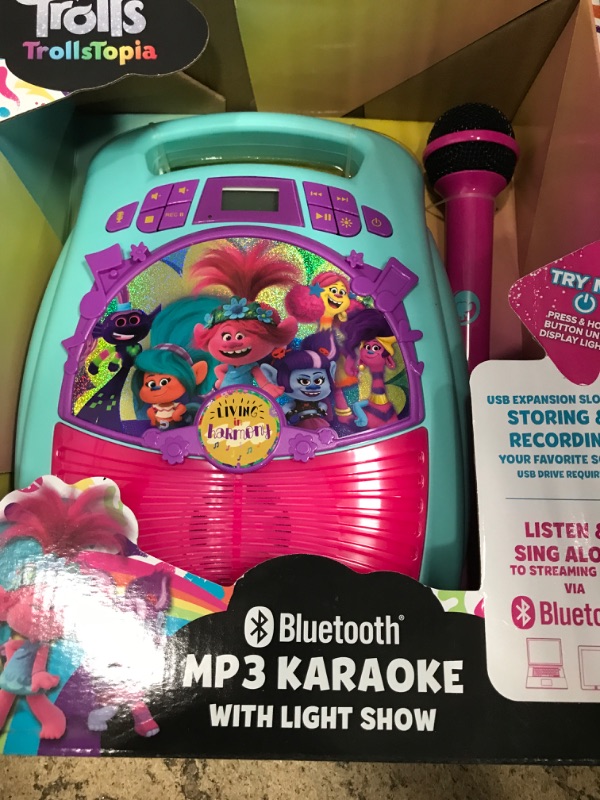 Photo 1 of DreamWorks Trolls 2 World Tour Living In Harmony Karaoke Machine