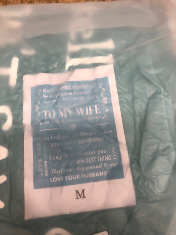 Photo 1 of "To my Wife" throw blanket 