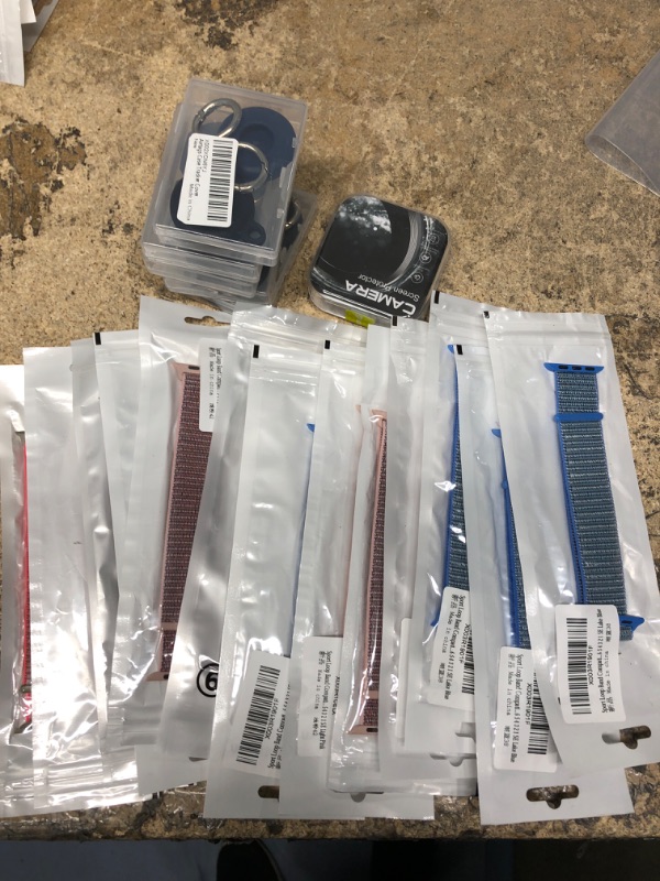 Photo 1 of  18 PACK ASSORTED REPLACEMENT BAND AND AIR TAG BUNDLE