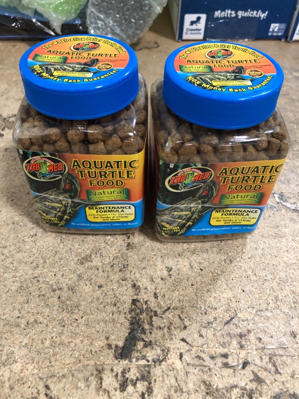 Photo 2 of 2 PACK OF NATURAL AQUATIC TURTLE FOOD - MAINTENANCE FORMULA