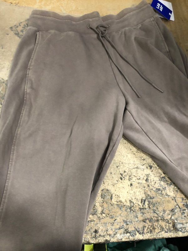 Photo 2 of Women's Mid-Rise French Terry Acid Wash Jogger Pants - JoyLab™ SIZE S