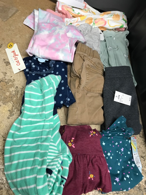 Photo 1 of Bundle of 10 - assorted kids clothing (sizes, color, styles vary) 8months- 3t 