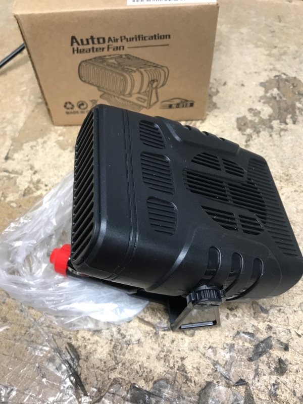 Photo 1 of 2023 Upgraded 12V Car Heater, YYoomi 150W Electronic Auto Defrost Defogger, 2 in 1 Portable Heating/Cooling Fan for Truck, 3-Outlet, Plug Into Cigarette Lighter, 360 Degree Rotary