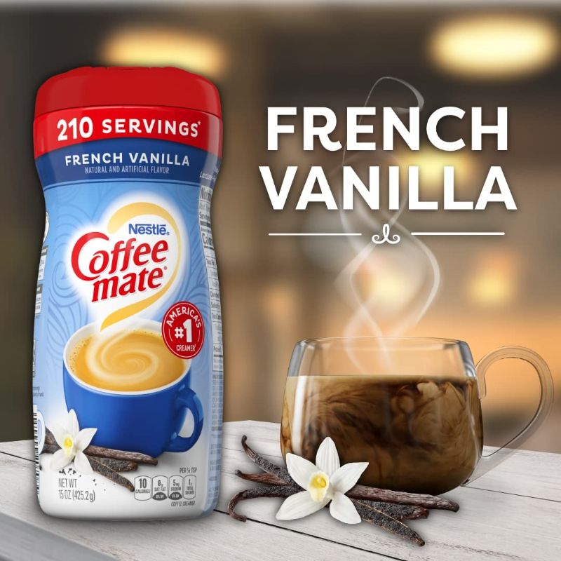 Photo 1 of 
French Vanilla Powdered Coffee Creamer 6 Pack (15 Oz)