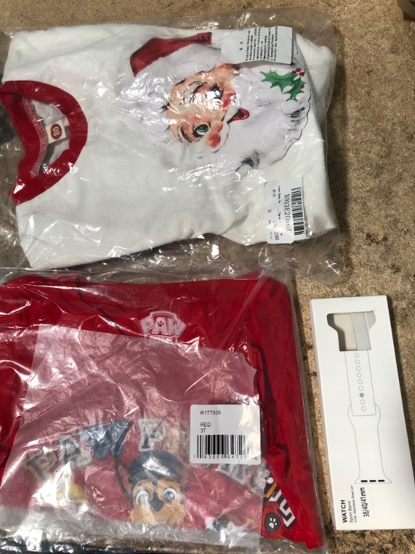 Photo 2 of 10 assorted items MAEPEOR Neon Eyeshadow Palette 8 Colors Water Activated Fluorescent Eyeliner, Paw Patrol Kids' Short Sleeve T-Shirt 3T Red, JEELLIGULAR Infant Baby Boy Girl Christmas Clothes, Hexagram Sunflower Hand Towels Set of 2, 2 Pack Heatless Hair