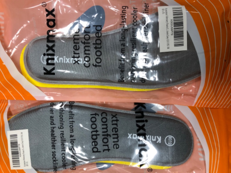 Photo 2 of (BUNDLE OF TWO) Knixmax Memory Foam Shoe Inserts for Women, Replacement Shoe Insoles 