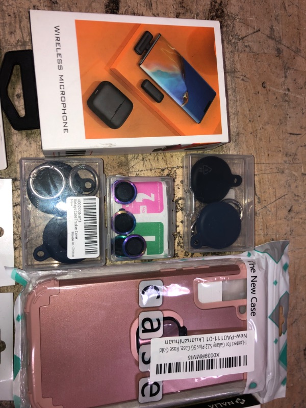 Photo 2 of 13PC Technology Goods Variety Pack (Galaxy S22 Plus Cases, iPHone 14 Pro Cases, Smart Watch Bands, Airtag Tracker Case)