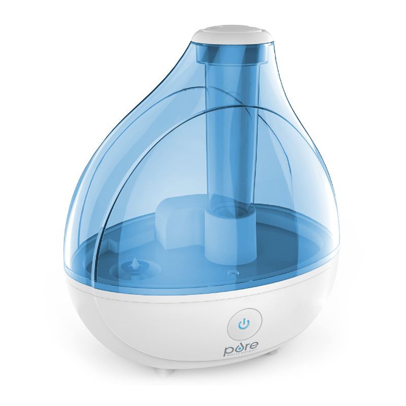 Photo 1 of Pure Enrichment® MistAire™ Ultrasonic Cool Mist Humidifier - Quiet Air Humidifier for Bedroom, Nursery, Office, & Indoor Plants - Lasts Up To 25 Hours, 360° Rotation Nozzle, Auto Shut-Off, Night Light MistAire (Large)