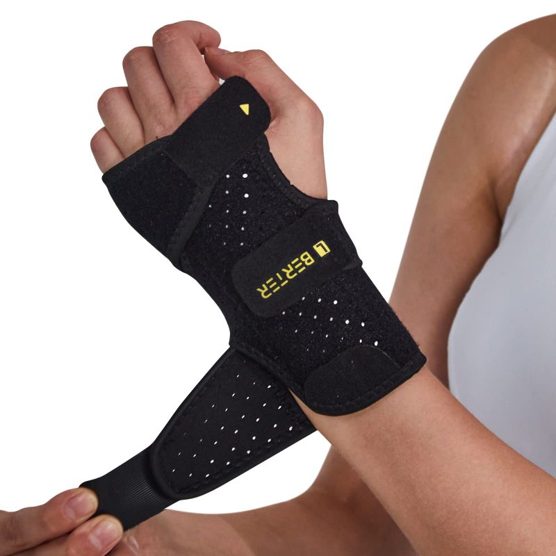 Photo 1 of BERTER Wrist Brace for Carpal Tunnel Relief, Night Support Hand Brace with 3 Stays for Women Men, Adjustable Wrist Support Splint for Right Left Hands for Tendonitis, Arthritis, Sprains (Left Hand)