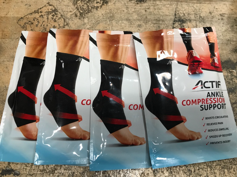 Photo 2 of 4 ITEM Actif Sports Ankle Compression Sleeve BUNDLE