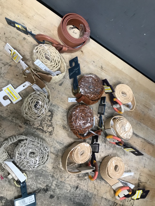 Photo 1 of 10 PCS BELT BUNDLE (PICTURES OF SIZE)