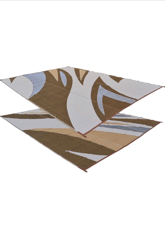 Photo 1 of ***Stock photo is for reference.***
RV Patio Mat: 9 x 12 Mountain Waves Pattern Outdoor Mat