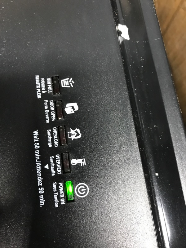 Photo 1 of Amazon Basics 24-Sheet Cross-Cut Paper, CD and Credit Card Home Office Shredder with Pullout Basket 24 Sheet Shredder