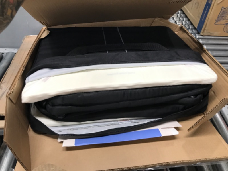 Photo 2 of BabyBjorn Travel Crib Light Black and Fitted Sheet Bundle Pack