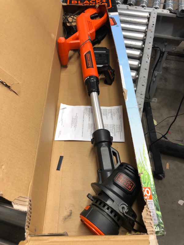 Photo 1 of BLACK+DECKER 20V MAX String Trimmer/Edger Kit, 10-Inch