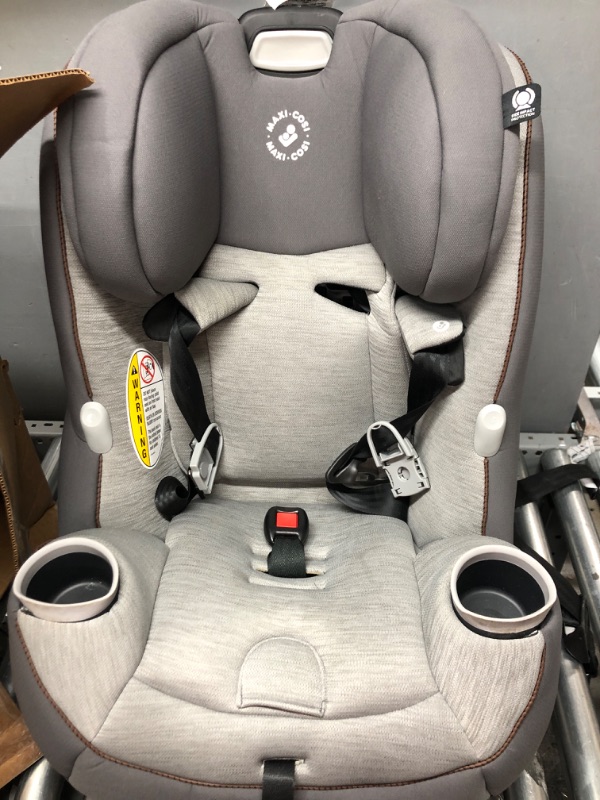 Photo 2 of 
Maxi-Cosi Pria All-in-One Convertible Car Seat, rear-facing, from 4-40 pounds; forward-facing to 65 pounds; and up to 100 pounds in booster mode, Blackened...
Color:Blackened Pearl