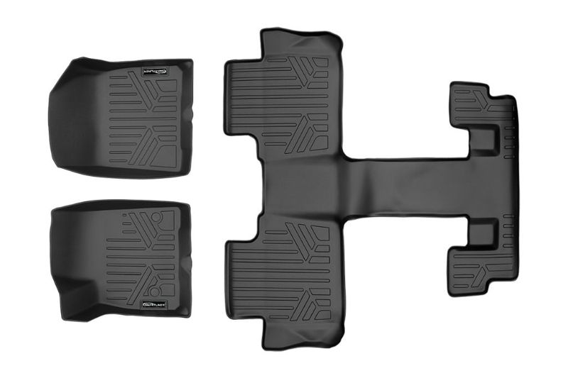 Photo 1 of MAXLINER Custom Fit Floor Mats 2 Row Liner Set Black Compatible with 2019-2022 Chevrolet Blazer