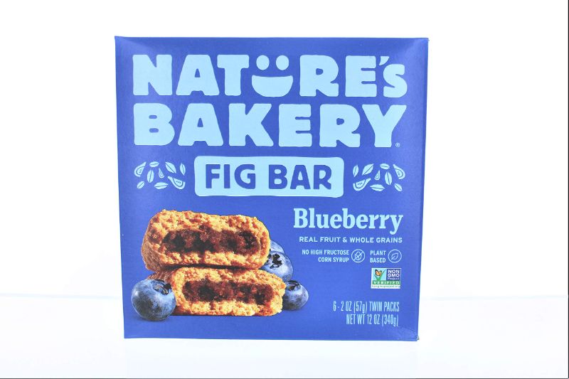 Photo 1 of FACTORY SEALED-- BB 08/16/2023---Nature's Bakery Whole Wheat Fig Bars: Blueberry 