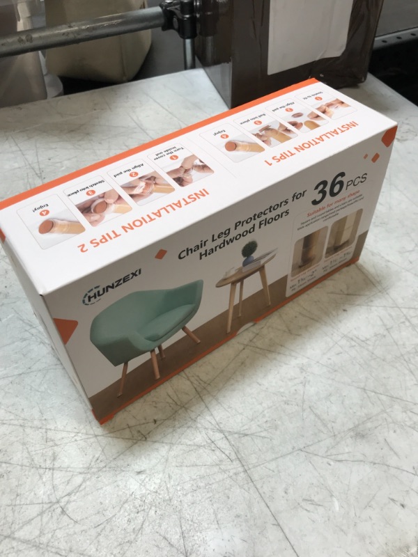 Photo 2 of 36Pack Silicone Chair Leg Floor Protectors, Chair Leg Protectors for Hardwood Floors, Thicken Rubber Chair Feet Caps Covers Pads, Protect Furniture Wood Floors from Scratching and Reduce Noise-A