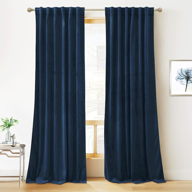 Photo 1 of  Blue Velvet Curtains