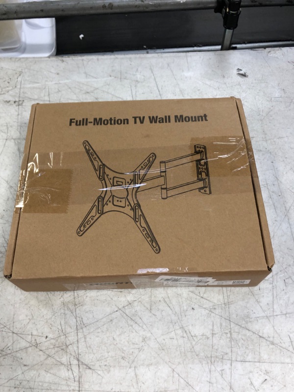 Photo 3 of MOUNTUP TV Wall Mount, TV Mount Swivel and Tilt Full Motion for Most 26-55 Inch LED LCD Flat Curved TVs with Single Stud Articulating Arm, Wall Mount TV Bracket up to VESA 400x400mm & 88lbs, MU0014