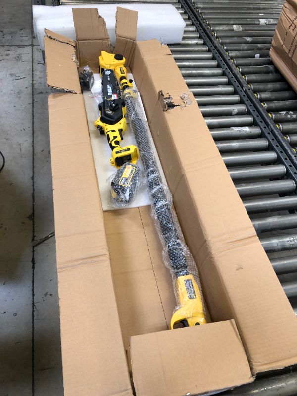 Photo 2 of 2-in-1 Brushless Pole Saw & Mini Chainsaw, IMOUMLIVE 8" Cutting Cordless Power Pole Saw, 15.2-Foot MAX, 21V 3.0Ah Li-ion Battery, 7.9 LB Lightweight, Multi-Angle Chainsaw for Wood Cutting, Trimming 8 inches