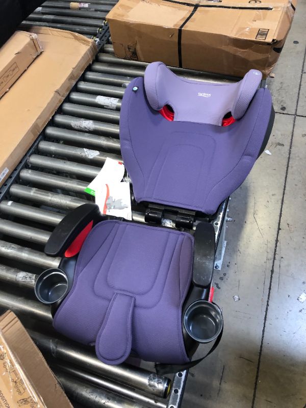 Photo 1 of Britax Highpoint Backless Belt-Positioning Booster Seat, SafeWash Purple Ombre